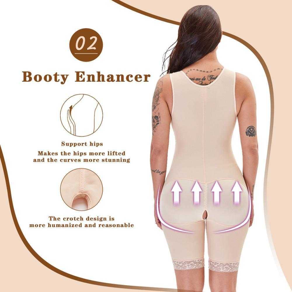 Minifaceminigirl Women PostSurgery Postpartum Colombian Full Body Shaper Tummy Control Slimming Shapewear Fajas Colombianas CX200803
