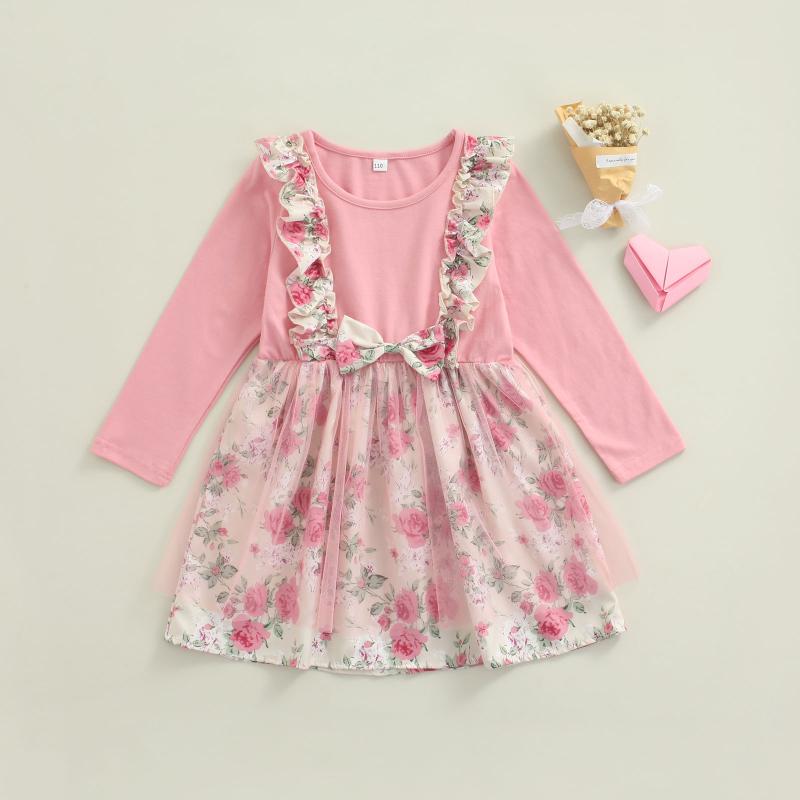 Girl's Dresses Ma&Baby 1-5Y Toddler Baby Kid Girls Floral Dress Long Sleeve Bow Ruffles A Lined For Autumn Spring Costumes D11, Red;yellow
Girl's Dresses Ma&Baby 1-5Y Toddler Baby Kid Girls Floral Dress Long Sleeve Bow Ruffles A Lined For Autumn Spring Costumes D11, Red;yellow