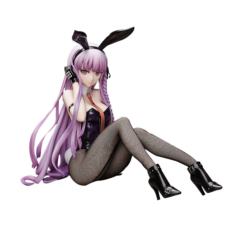 Action Freeing Danganronpa Kyoko Kirigiri Bunny sexy girl action figure PVC action figure toy 21.5CM Collection Model Doll Gifts X0503