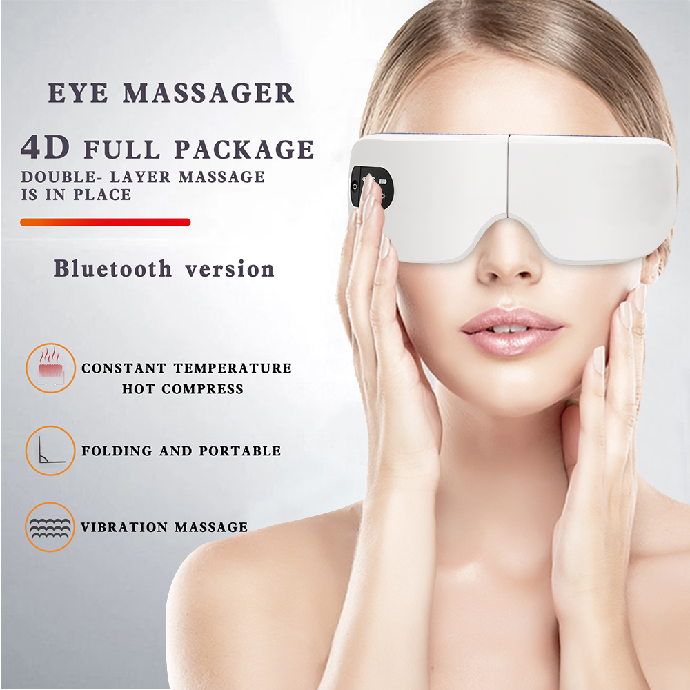 4D Smart Eye Massager Electric Bluetooth Eye Care Instrumen Heating Vibration Massage Music Relieve Eye Fatigue & Improve Sleep
4D Smart Eye Massager Electric Bluetooth Eye Care Instrumen Heating Vibration Massage Music Relieve Eye Fatigue & Improve Sleep
