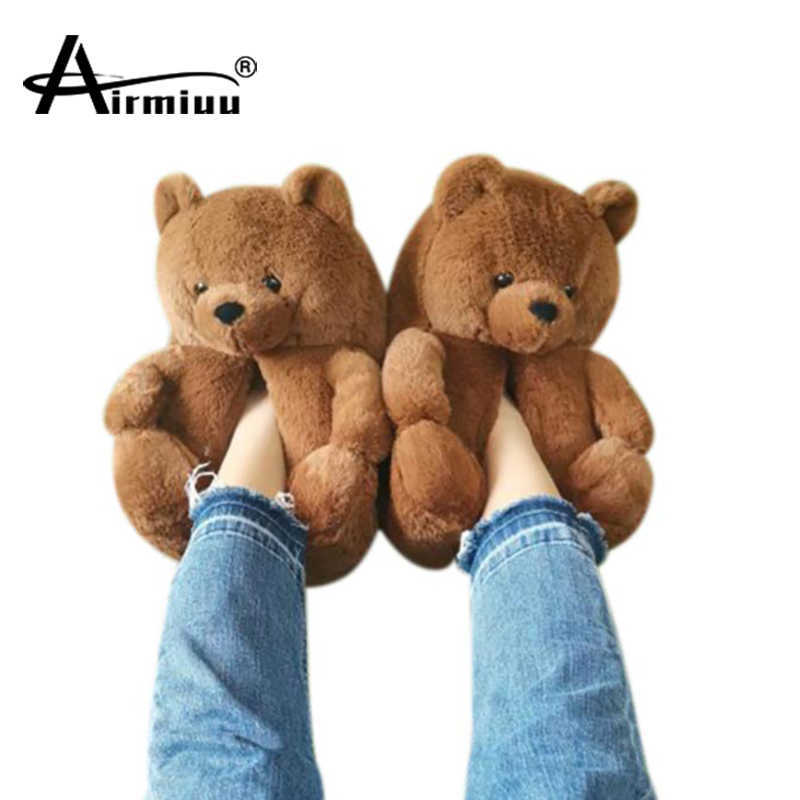Women Teddy Bear Slippers Winter Warm Home Cotton Shoes Female Cartoon Funny Furry Slippers Non-slip Ladies Fluffy Flip Flops H0827, Blue colorful
Women Teddy Bear Slippers Winter Warm Home Cotton Shoes Female Cartoon Funny Furry Slippers Non-slip Ladies Fluffy Flip Flops H0827, Blue colorful