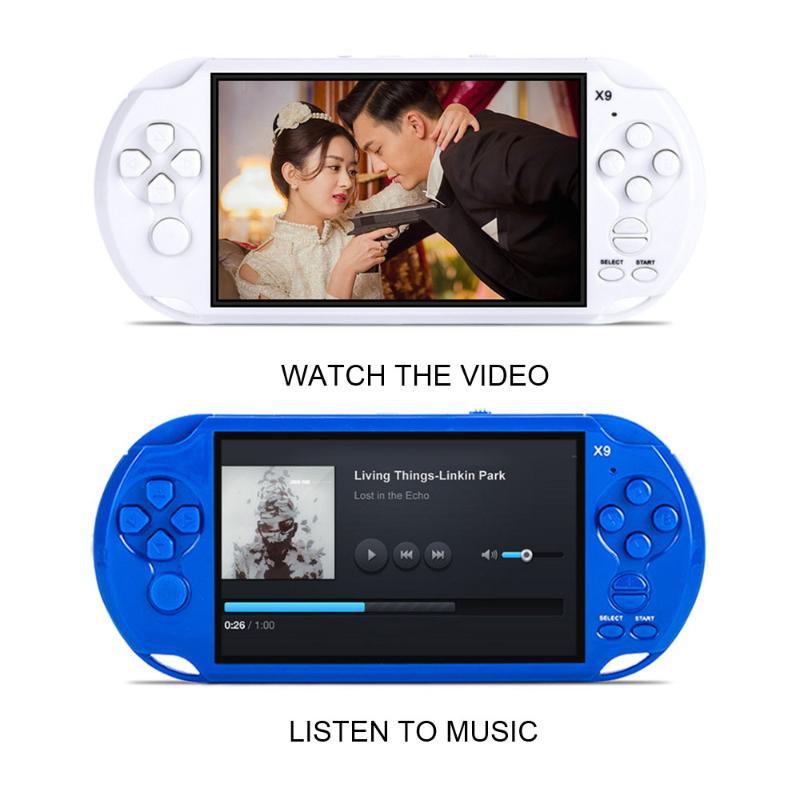 Portable Game Players Handheld Player 5.0" Inch X9 Gamepad 16GB Console Gaming Machine For GBA GBS Arcade Gams
Portable Game Players Handheld Player 5.0" Inch X9 Gamepad 16GB Console Gaming Machine For GBA GBS Arcade Gams