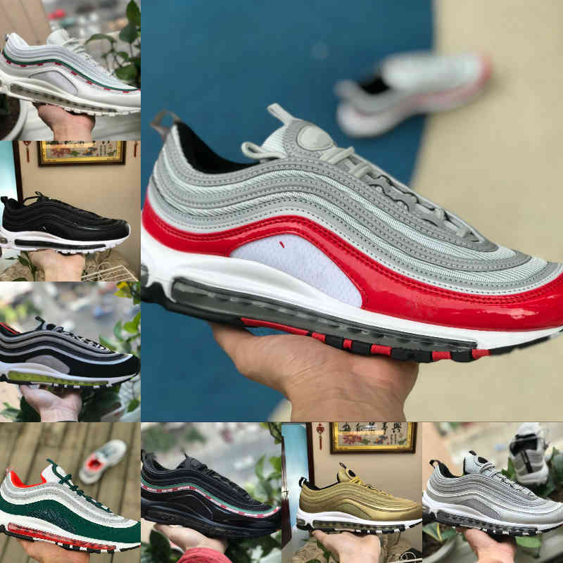 2021 Sell Triple White 97 OG X Mens Outdoor Running Shoes Bred Undftd UNDEFEATED Black Sliver Bullet Metalic Gold Olive Men Women Sports Sneakers
2021 Sell Triple White 97 OG X Mens Outdoor Running Shoes Bred Undftd UNDEFEATED Black Sliver Bullet Metalic Gold Olive Men Women Sports Sneakers