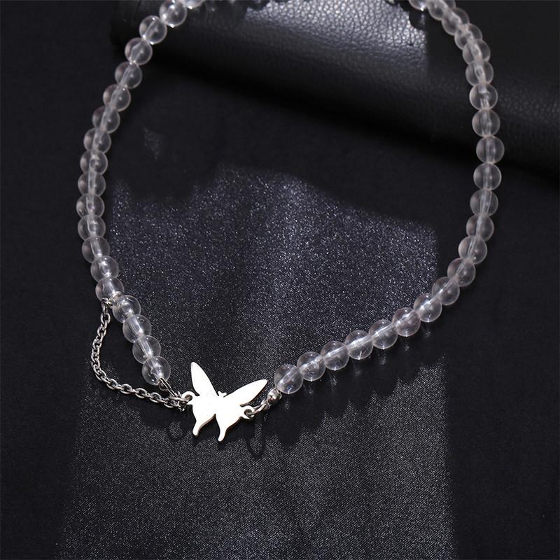 Chokers Fashion Beads Chain Butterfly Necklace For Women Sweet Clavicle Party Wedding Jewelry Gifts
Chokers Fashion Beads Chain Butterfly Necklace For Women Sweet Clavicle Party Wedding Jewelry Gifts