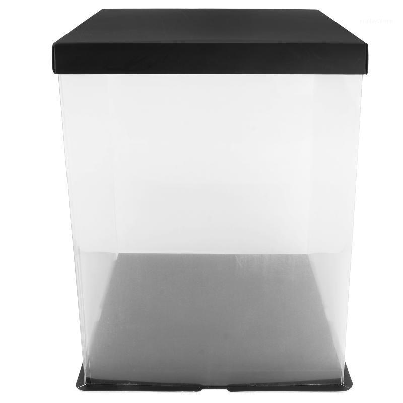 Gift Wrap 1Set Transparent Cake Storage Box Creative Heighten Baking Container Black
Gift Wrap 1Set Transparent Cake Storage Box Creative Heighten Baking Container Black