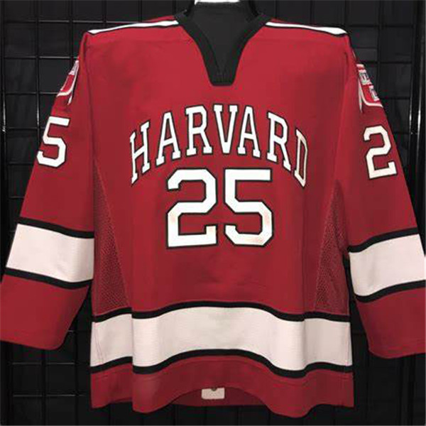 NCAA HaRVARD UNIVERSITY HOCKEY JERSEY, Custom