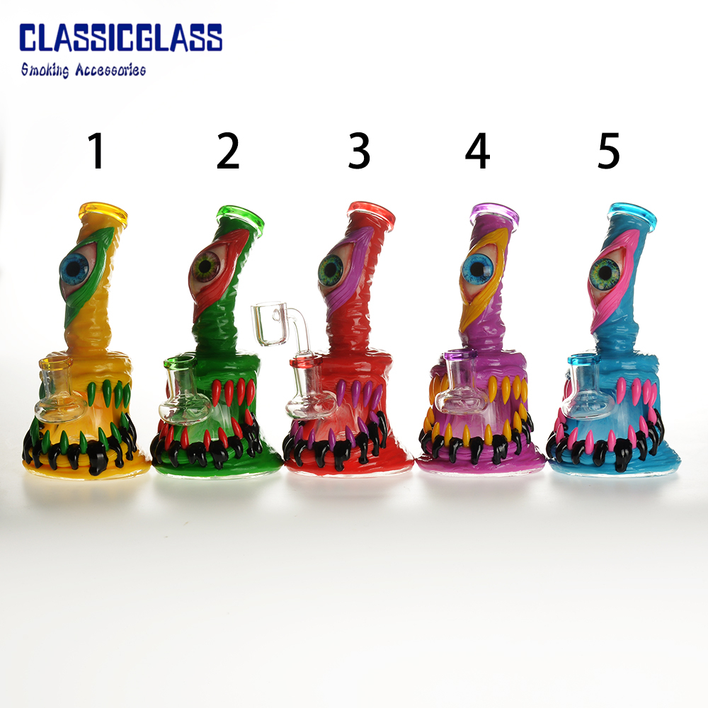 6.5 Inches Glass Bong Hookahs Water Pipe Clay Monster With Quartz banger 4mm Thick Bongs Female Joint Dab Oil Rig Horrible
6.5 Inches Glass Bong Hookahs Water Pipe Clay Monster With Quartz banger 4mm Thick Bongs Female Joint Dab Oil Rig Horrible