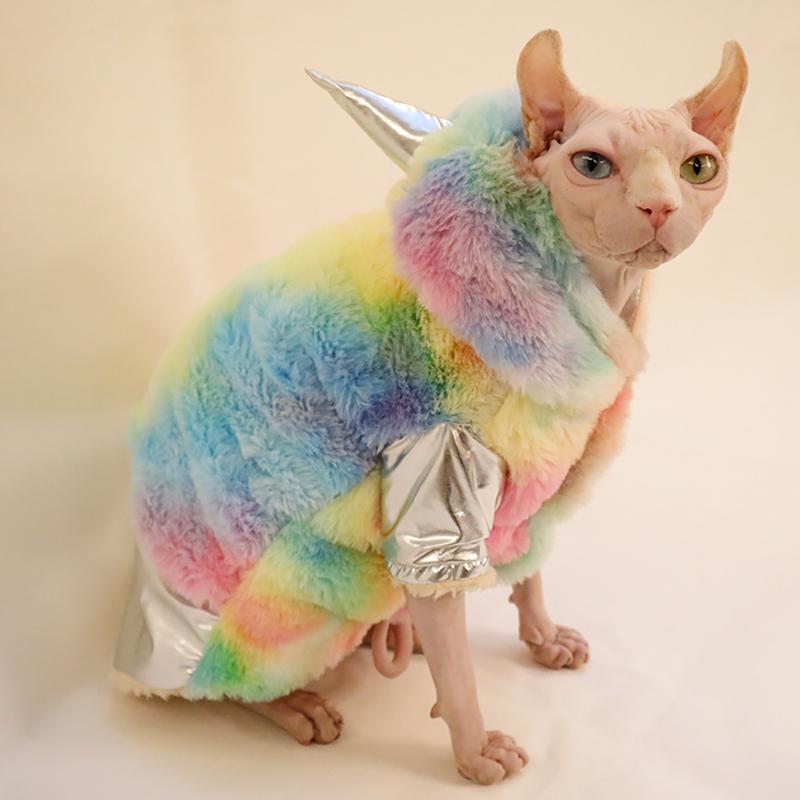 Cat Costumes Real Sphynx Clothes Winter Plus Fleece Thick For Sphinx Kitten Tie-dye Hooded Quilted Jacket Sphinksu Clothing
Cat Costumes Real Sphynx Clothes Winter Plus Fleece Thick For Sphinx Kitten Tie-dye Hooded Quilted Jacket Sphinksu Clothing