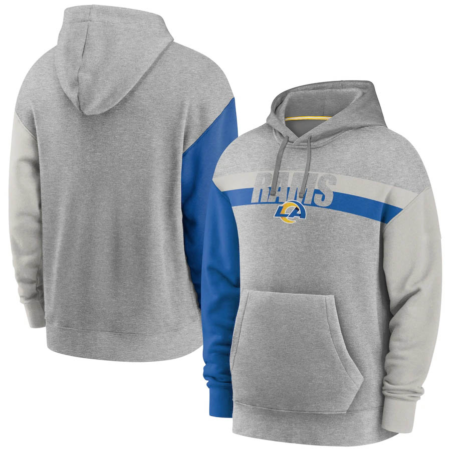 Los AngelesRamsMEN sweatshirts Heathered Gray Fan Gear Pullover Hoodie, Blue;black
Los AngelesRamsMEN sweatshirts Heathered Gray Fan Gear Pullover Hoodie, Blue;black