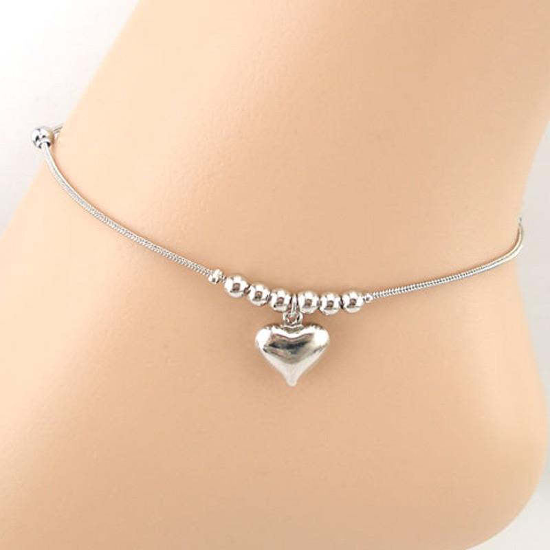 Anklets Fashion Lady Anklet Heart-shaped Pendant Simple, Small And Cute Metal Beach Foot Jewelry Ladies #10, Red;blue
Anklets Fashion Lady Anklet Heart-shaped Pendant Simple, Small And Cute Metal Beach Foot Jewelry Ladies #10, Red;blue