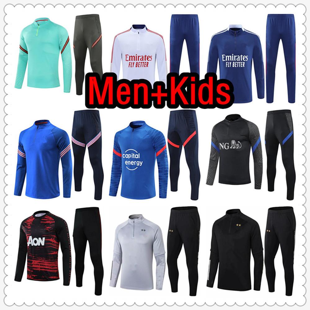 football jerseys mens and kids kit soccer tracksuit jersey 20 21 training jacket chandal futbol survetement foot maillot de retro player ver, Black
football jerseys mens and kids kit soccer tracksuit jersey 20 21 training jacket chandal futbol survetement foot maillot de retro player ver, Black