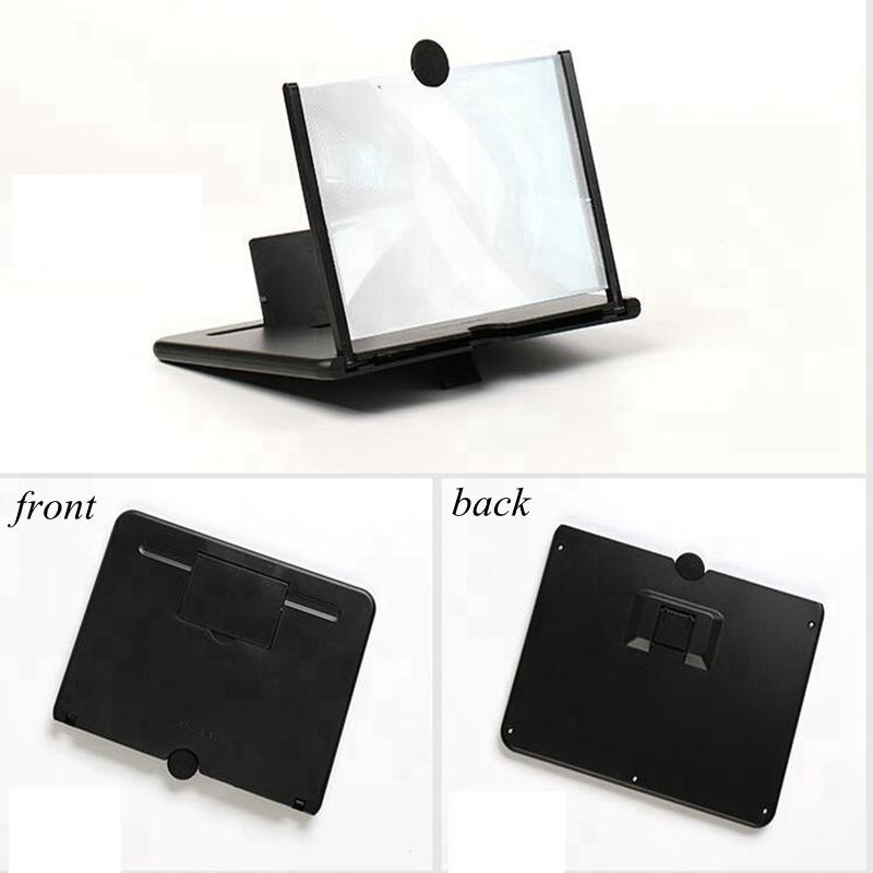 by sea shipping 10 12 inch Folding Phone Holder Screen Magnifier Radiation Protection 3D HD Video Amplifier Bracket