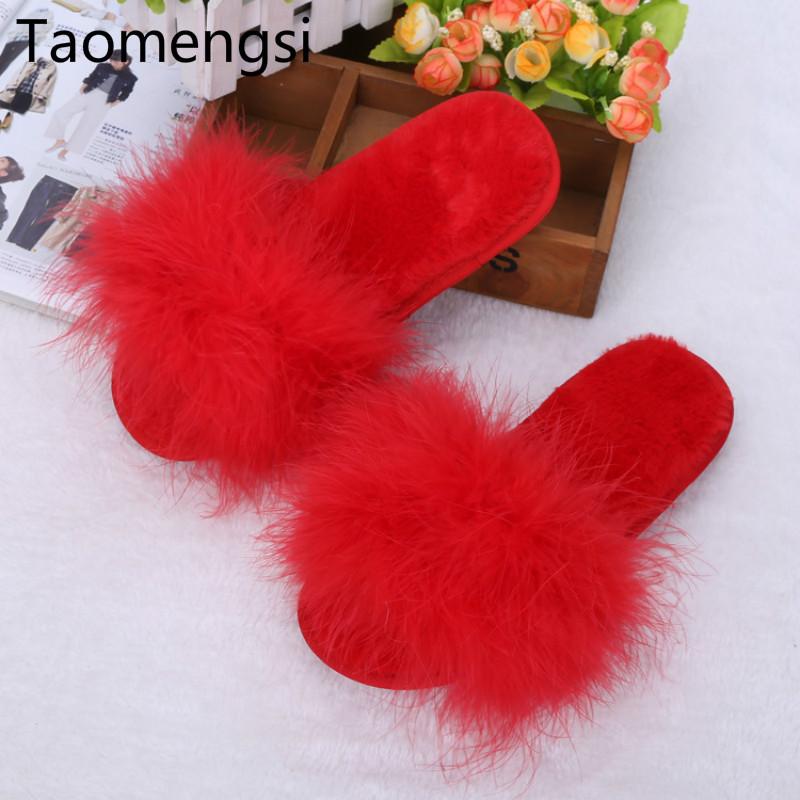 Slippers Taomengsi's Winter Ostrich Fur Home Thickened Plush Thick Bottom Non-slip Word Cotton, Black
Slippers Taomengsi's Winter Ostrich Fur Home Thickened Plush Thick Bottom Non-slip Word Cotton, Black