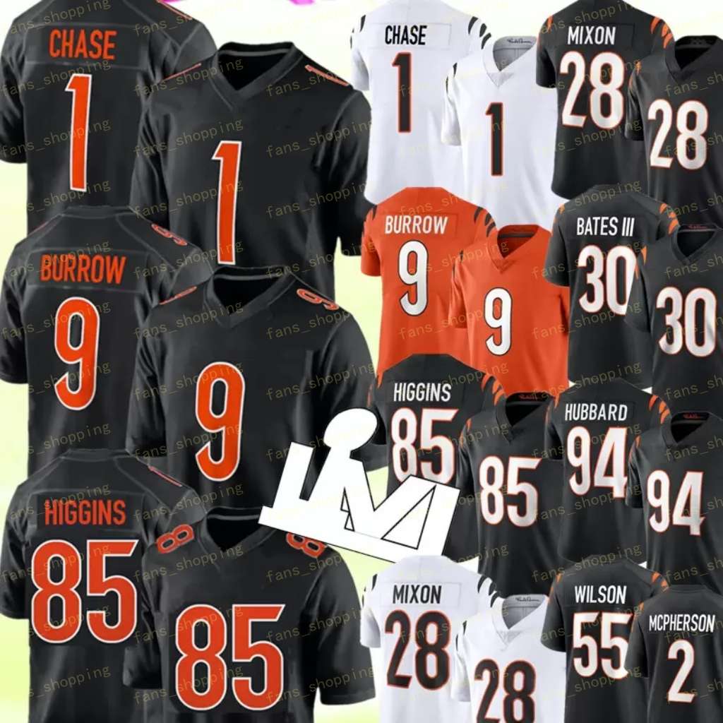 Joe Burrow Ja'Marr Chase Tee Higgins Football Jersey Jessie Bates III Mixon Sam Hubbard Tyler Boyd Vonn Bell Pratt Evan McPherson C.J., Black;red
Joe Burrow Ja'Marr Chase Tee Higgins Football Jersey Jessie Bates III Mixon Sam Hubbard Tyler Boyd Vonn Bell Pratt Evan McPherson C.J., Black;red