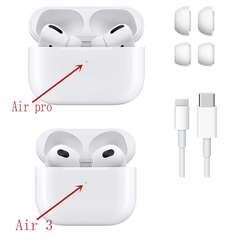 for APPLE earphones AirPods Pro 3 Gen 2 AP3 AP2 Chip Wirless headset real serial NO. Metal Hinge Wireless connect Rename Wireless Bluetooth Headphones, Earphone+metal dust cover color random
for APPLE earphones AirPods Pro 3 Gen 2 AP3 AP2 Chip Wirless headset real serial NO. Metal Hinge Wireless connect Rename Wireless Bluetooth Headphones, Earphone+metal dust cover color random