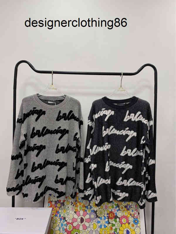 Balencaigas Designers Sweaters 21 Bullet Screen Letter Black White Gray Tone Super Versatile Men Women
Balencaigas Designers Sweaters 21 Bullet Screen Letter Black White Gray Tone Super Versatile Men Women