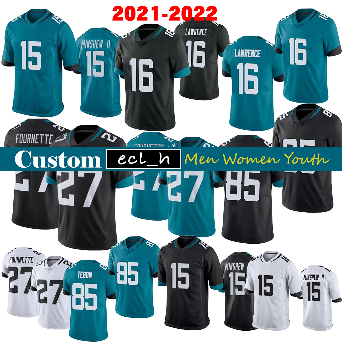 2021 Jax football jersey custom Men Women Youth 15 Gardner Minshew II 16 Trevor Lawrence 27 Leonard Fournette 85 tim tebow 44 Jack 41 Allen, Black;red
2021 Jax football jersey custom Men Women Youth 15 Gardner Minshew II 16 Trevor Lawrence 27 Leonard Fournette 85 tim tebow 44 Jack 41 Allen, Black;red