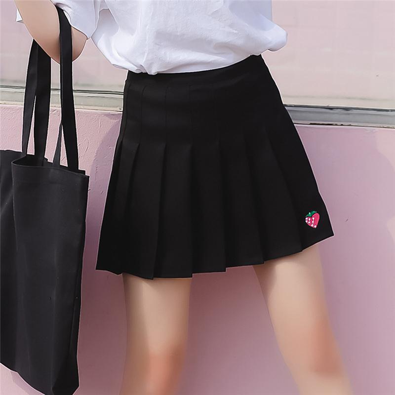 Skirts College Style Girl Pleated Mini Skirt Women Summer Sweet High Waist Chic Stitching A-Line Solid Lady Faldas, White
Skirts College Style Girl Pleated Mini Skirt Women Summer Sweet High Waist Chic Stitching A-Line Solid Lady Faldas, White