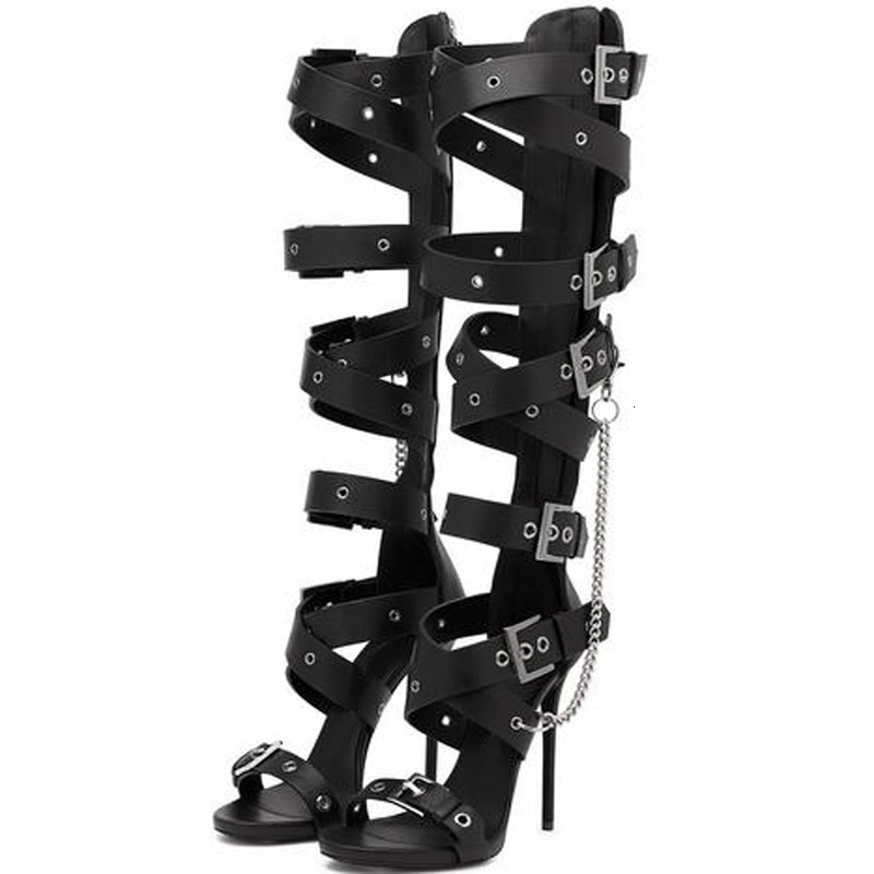 Boots You'll see sexy metal buckle ladies hole straps at knee height sandals high stiletto boots heels women's chains cut long RWIY, 1# shoe box
Boots You'll see sexy metal buckle ladies hole straps at knee height sandals high stiletto boots heels women's chains cut long RWIY, 1# shoe box