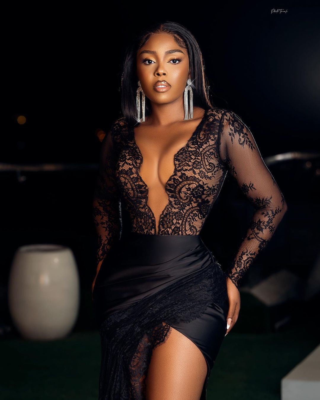 2022 Plus Size Arabic Aso Ebi Black Mermaid Sexy Prom Dresses Sheer Neck Lace Evening Formal Party Second Reception Birthday Engagement Gowns Dress ZJ