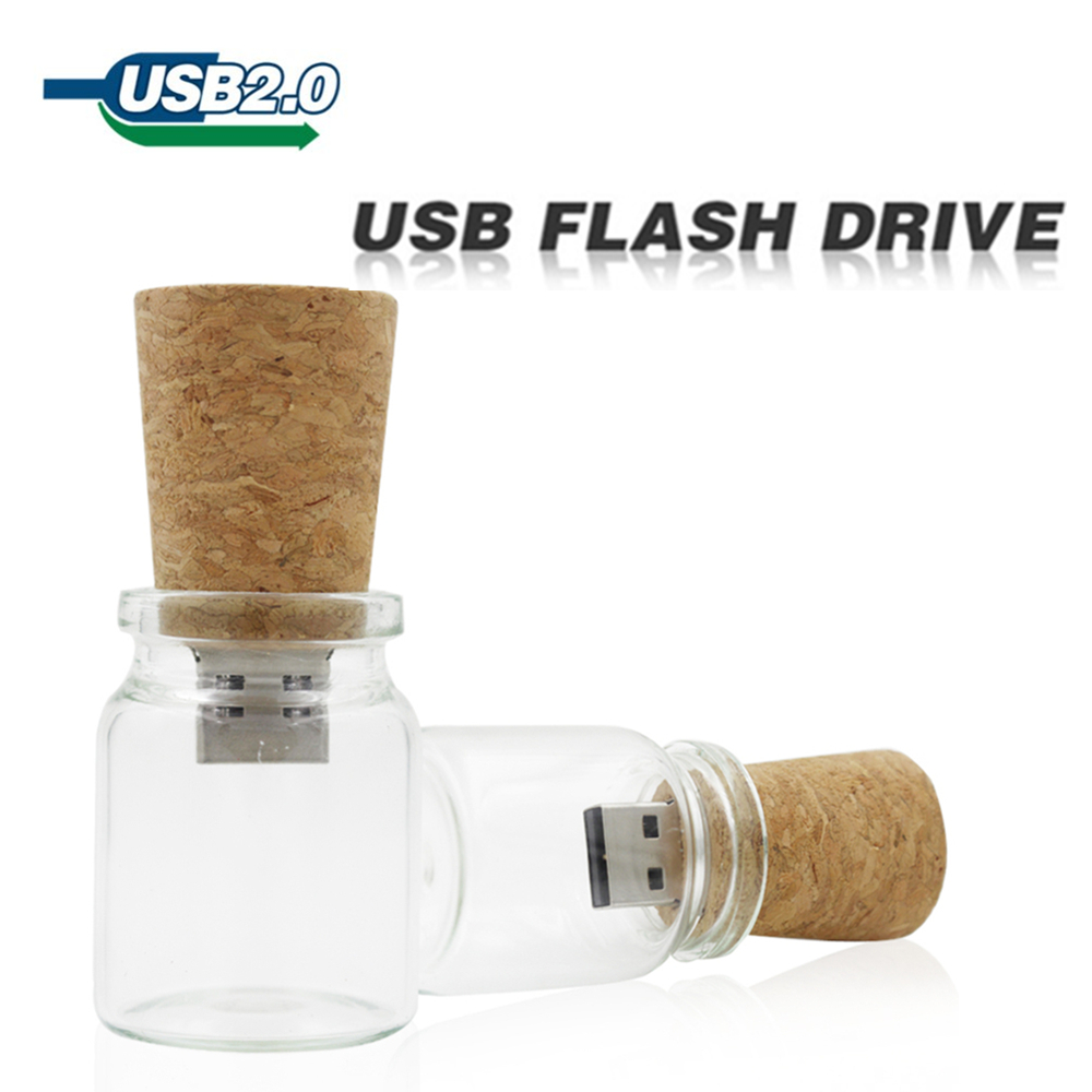 Clé USB 16 go, gadget mignon, clé USB 64 go, bouteille de souhait 32 go, clé USB, clé USB, disque U flash
