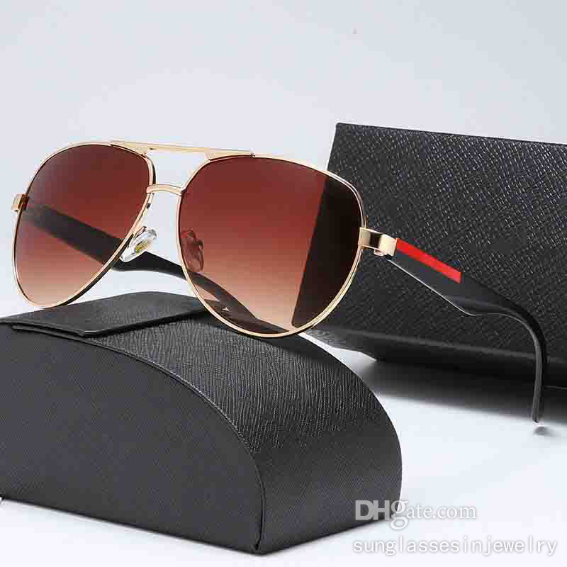 Designer Sunglasses Men for Women Luxury Fashion Metal Frame Classic Anti-UV UV400 Eyewear personalized European American fashion retro trend Come With Box 5 Styles
Designer Sunglasses Men for Women Luxury Fashion Metal Frame Classic Anti-UV UV400 Eyewear personalized European American fashion retro trend Come With Box 5 Styles