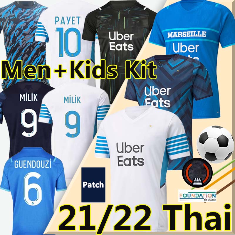 21/22 soccer jerseys Olympique De OM 2021 2022 maillot foot CUISANCE THAUVIN BENEDETTO KAMARA PAYET football shirts pre-match UNDER MILIK BALR men+kids kit uniforms, 21-22 home
21/22 soccer jerseys Olympique De OM 2021 2022 maillot foot CUISANCE THAUVIN BENEDETTO KAMARA PAYET football shirts pre-match UNDER MILIK BALR men+kids kit uniforms, 21-22 home