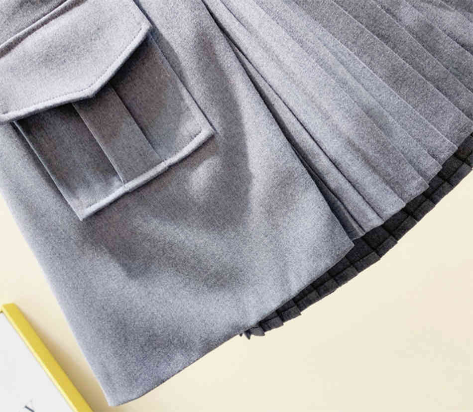 Free Irregular Pleated Skirt Women's Summer High Waist A-line White Fashion Elegant Ladies Hakama 210524