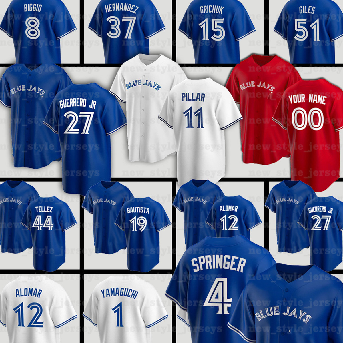 Toronto 27 Vladimir Guerrero Jr. Baseball Jerseys 11 Kevin Pillar Blue Jose Bautista Jays Nate Pearson CAVAN BIGGIO 29 Joe Carter Men Roberto Alomar Biggio Grichuk X8, Men(lan niao)
Toronto 27 Vladimir Guerrero Jr. Baseball Jerseys 11 Kevin Pillar Blue Jose Bautista Jays Nate Pearson CAVAN BIGGIO 29 Joe Carter Men Roberto Alomar Biggio Grichuk X8, Men(lan niao)
