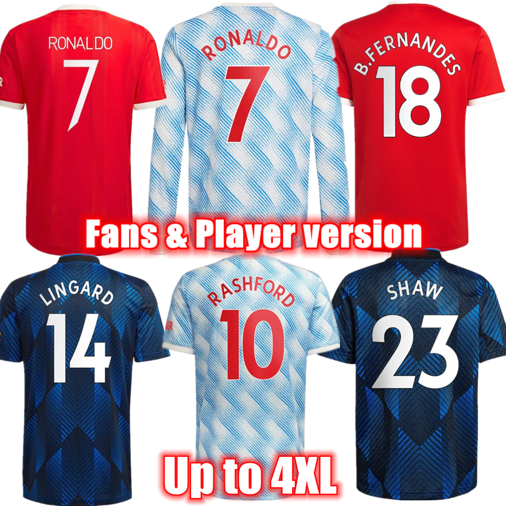RONALDO Man Kids soccer jersey UNITED 2021-22 B. FERNANDES RASHFORD LINGARD POGBA GREENWOOD Player version CAVANI SANCHO Maillots football shirts Up to 4XL, Home fan version
RONALDO Man Kids soccer jersey UNITED 2021-22 B. FERNANDES RASHFORD LINGARD POGBA GREENWOOD Player version CAVANI SANCHO Maillots football shirts Up to 4XL, Home fan version