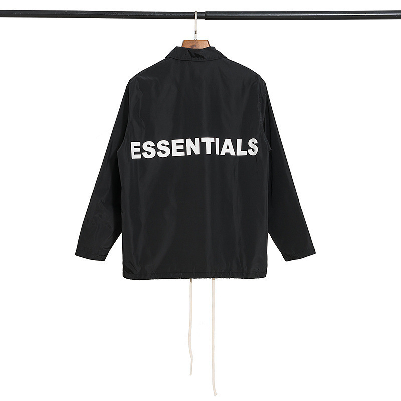 Fashion brand essentials double line fog assault ins jacket windbreaker coat XK0G, Black;brown
Fashion brand essentials double line fog assault ins jacket windbreaker coat XK0G, Black;brown