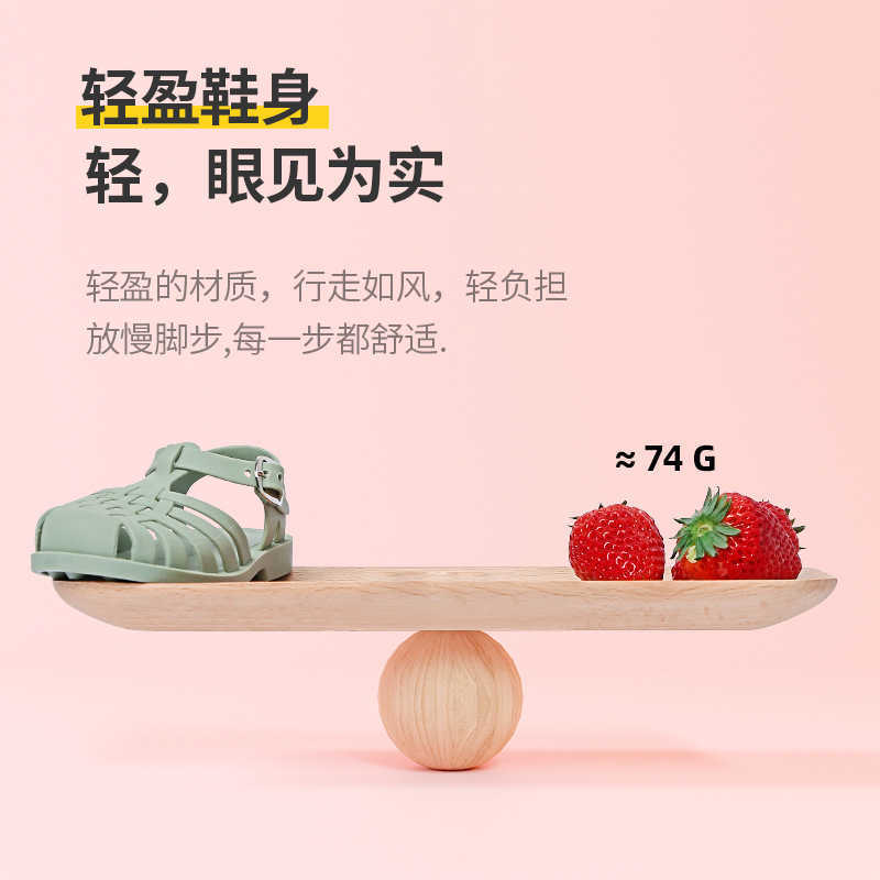 Summer Children Sandals Baby Girls Toddler Soft Non-slip Princess Shoes Kids Candy Jelly Beach Shoes Boys Casual Roman Slippers 210226
