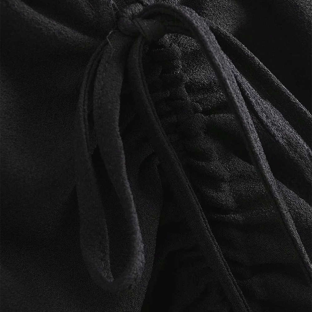 Women Dress V-neckline Long Sleeves Elastic Waist Draped Short Mini Dress for Women Femme Robe Ropa Mujer Vestidos 210709