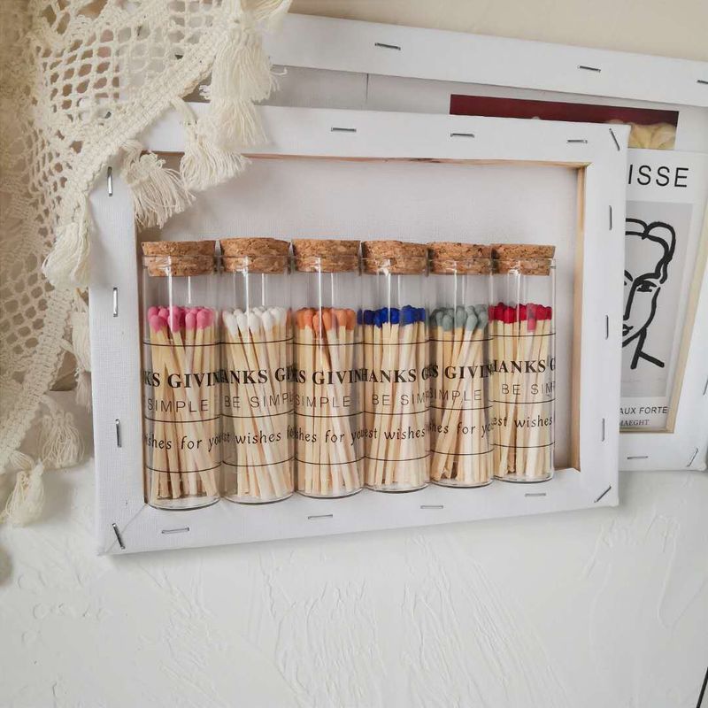 Lengthened Color Matches Bottle Vintage Retro Wooden Cigar Custom Creative Gift Aroma Candle Companion Mutilple Options Available
Lengthened Color Matches Bottle Vintage Retro Wooden Cigar Custom Creative Gift Aroma Candle Companion Mutilple Options Available