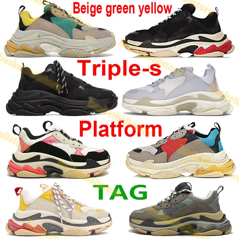 Newest 2021 triple s casual shoes fashion beige green yellow black white red grey pink gym blue platform sneakers men women trainers
Newest 2021 triple s casual shoes fashion beige green yellow black white red grey pink gym blue platform sneakers men women trainers