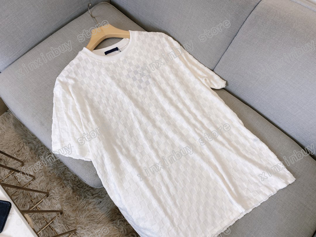 22ss Designers Tee top Mens Womens T Shirts lattice Towel embroidery Paris Fashion T-shirt short Sleeve luxurys Black white green S-XL
22ss Designers Tee top Mens Womens T Shirts lattice Towel embroidery Paris Fashion T-shirt short Sleeve luxurys Black white green S-XL