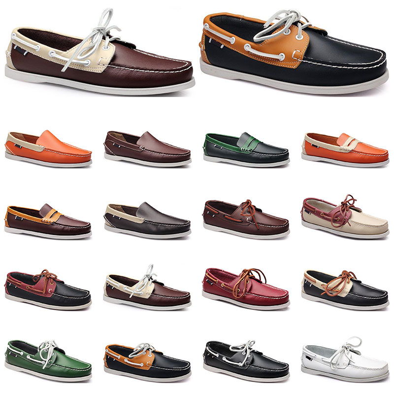 184 Womens sneakers Sailing shoe mens casual leather shoes black white red green orange brown outdoor trainers size 38-45, 14
184 Womens sneakers Sailing shoe mens casual leather shoes black white red green orange brown outdoor trainers size 38-45, 14