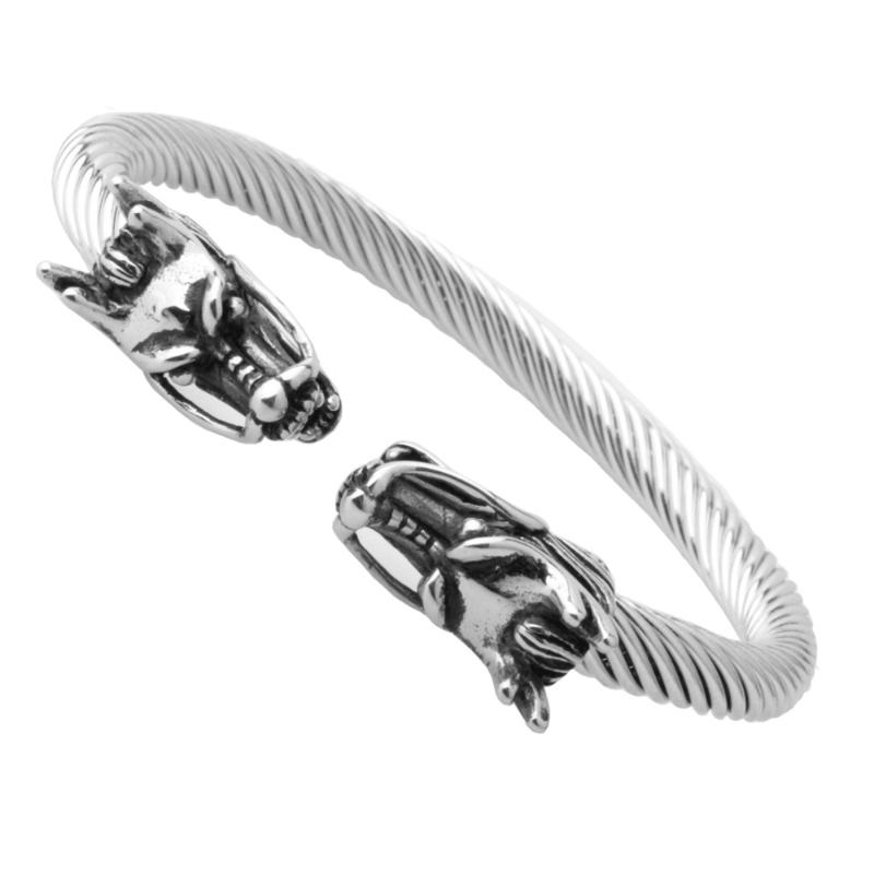 Link, Chain Vintage Punk 316l Stainless Steel Dragon Bracelets For Men Jewelry With Cable Bangle Mens Accessories Bracelet, Black
Link, Chain Vintage Punk 316l Stainless Steel Dragon Bracelets For Men Jewelry With Cable Bangle Mens Accessories Bracelet, Black