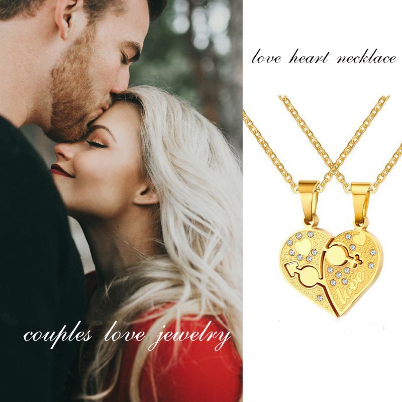 Pendant Necklaces Male Female Symbol Puzzle Heart Necklace For Women Men Couple Love Forever Wedding Stainless Steel Jewelry
Pendant Necklaces Male Female Symbol Puzzle Heart Necklace For Women Men Couple Love Forever Wedding Stainless Steel Jewelry