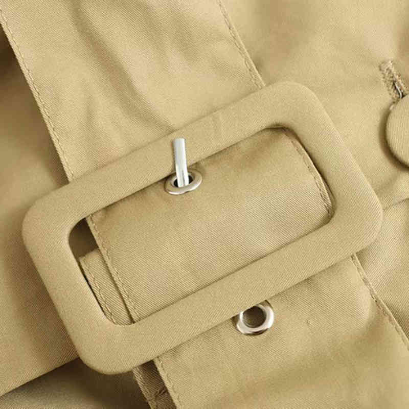 Women Elegant Vintage Pleated Mini Dress With Belt Pockets V Neck Bow Tie Sleeve A-line Party Solid Stylish es 210515