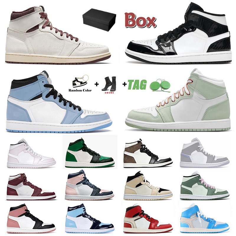 Jumpman 1 1s Basketball Shoes Mens Womens High OG Dark Mocha University Blue Panda Heritage Dutch Green Mid Carbon Fiber Sneakers Designer Trainers, 36-46 87 georgetown
Jumpman 1 1s Basketball Shoes Mens Womens High OG Dark Mocha University Blue Panda Heritage Dutch Green Mid Carbon Fiber Sneakers Designer Trainers, 36-46 87 georgetown