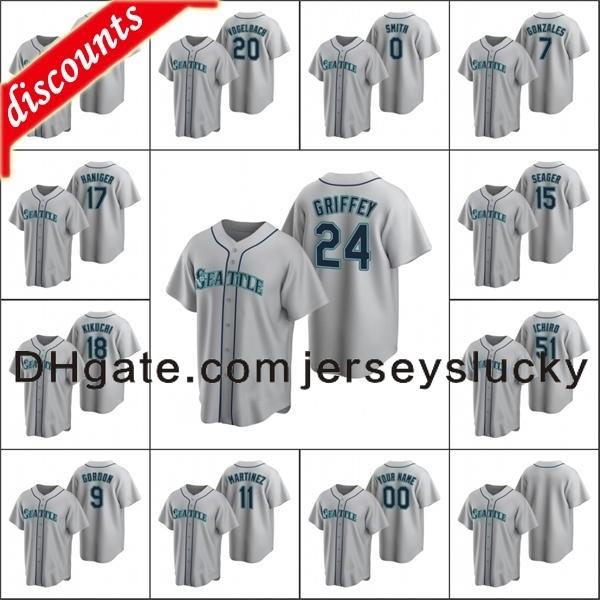 Seattle\rMariners Men #17 Emerson Hancock 24 Ken Griffey 51 Ichiro Suzuki 18 Kikuchi Custom Women Youth Gray\rReplica\rRoad Jersey, Blue;black
Seattle\rMariners Men #17 Emerson Hancock 24 Ken Griffey 51 Ichiro Suzuki 18 Kikuchi Custom Women Youth Gray\rReplica\rRoad Jersey, Blue;black