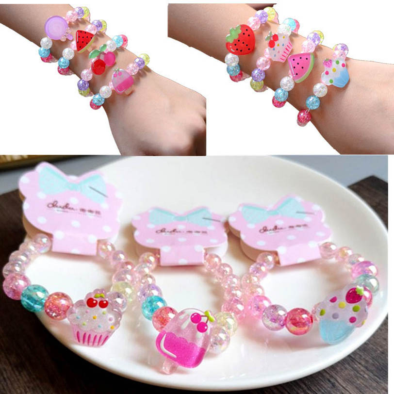 Girls Bracelet Jewelry Childrens Accessories Kids Accessory Children Flower Bracelets Princess Fruits Cartoon B6060, Mixed colors
Girls Bracelet Jewelry Childrens Accessories Kids Accessory Children Flower Bracelets Princess Fruits Cartoon B6060, Mixed colors