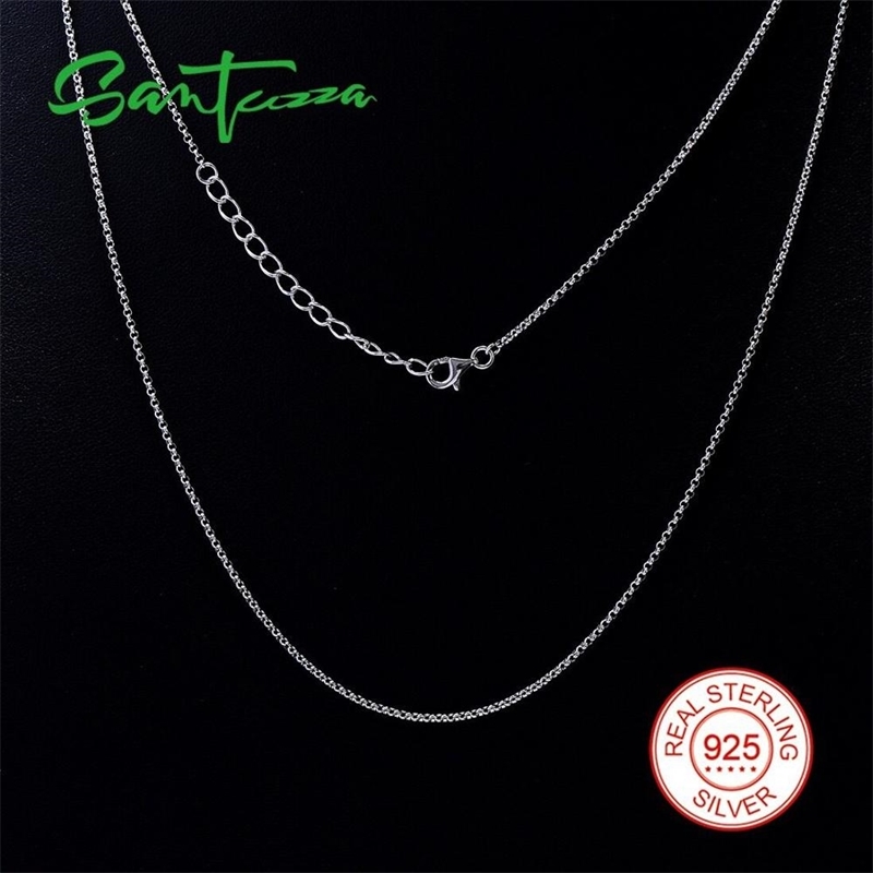 SANTUZZA Pure 925 Silver Chain Link Necklace For Women Fashion Jewelry 45cm 47cm 55cm Long
SANTUZZA Pure 925 Silver Chain Link Necklace For Women Fashion Jewelry 45cm 47cm 55cm Long