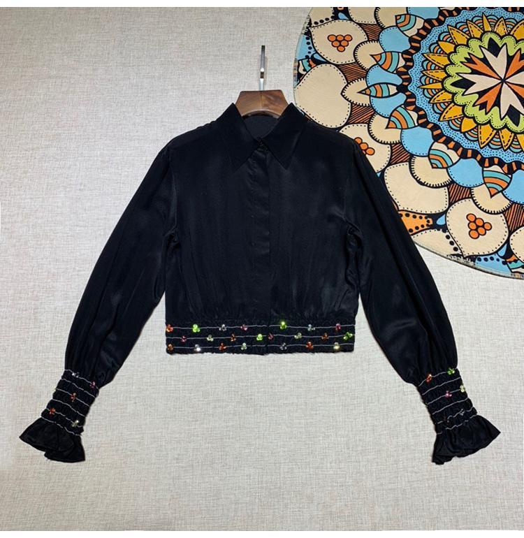 Women' Blouses & Shirts BH03141 Fashion 2021 Runway Luxury European Design Party Style Clothing, As pic
Women' Blouses & Shirts BH03141 Fashion 2021 Runway Luxury European Design Party Style Clothing, As pic