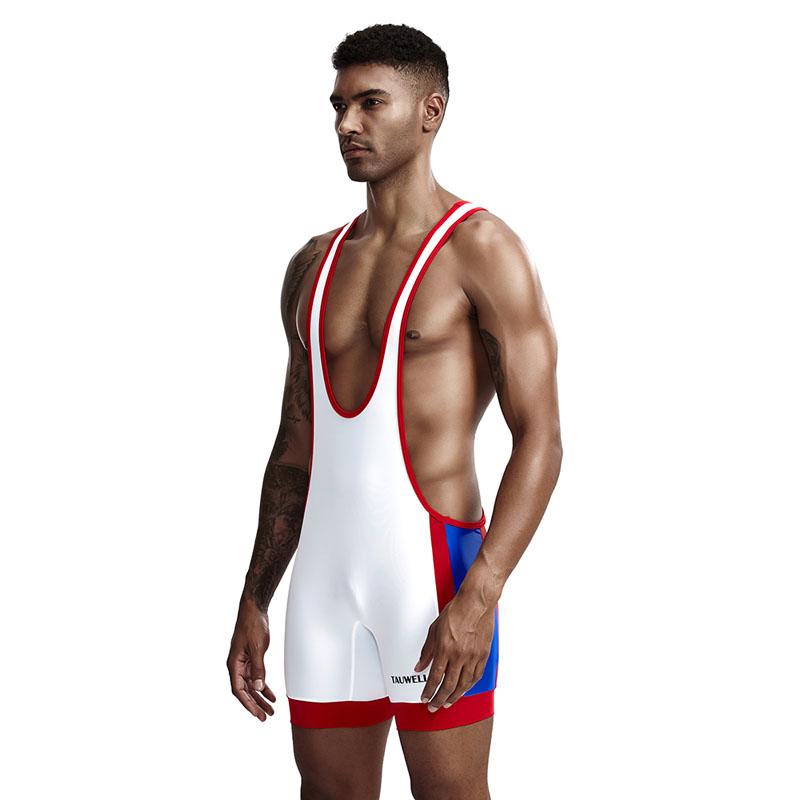 Men's Body Shapers Wrestling Singlet Men Bodysuit Sexy Mens Undershirt Lingerie Jumpsuits Bodywear