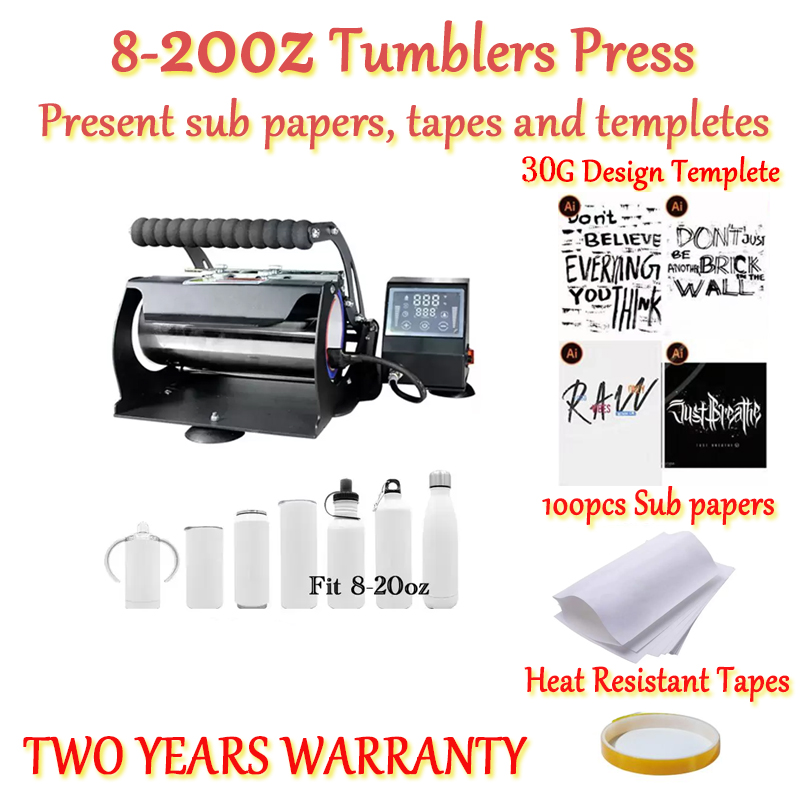 20oz Sublimation Machinng Heat Press Machine Printer Suitable For 8/10/12/15/17/20 Straight Tumblers 110V Thermal Transfer Machines New Arrive
20oz Sublimation Machinng Heat Press Machine Printer Suitable For 8/10/12/15/17/20 Straight Tumblers 110V Thermal Transfer Machines New Arrive