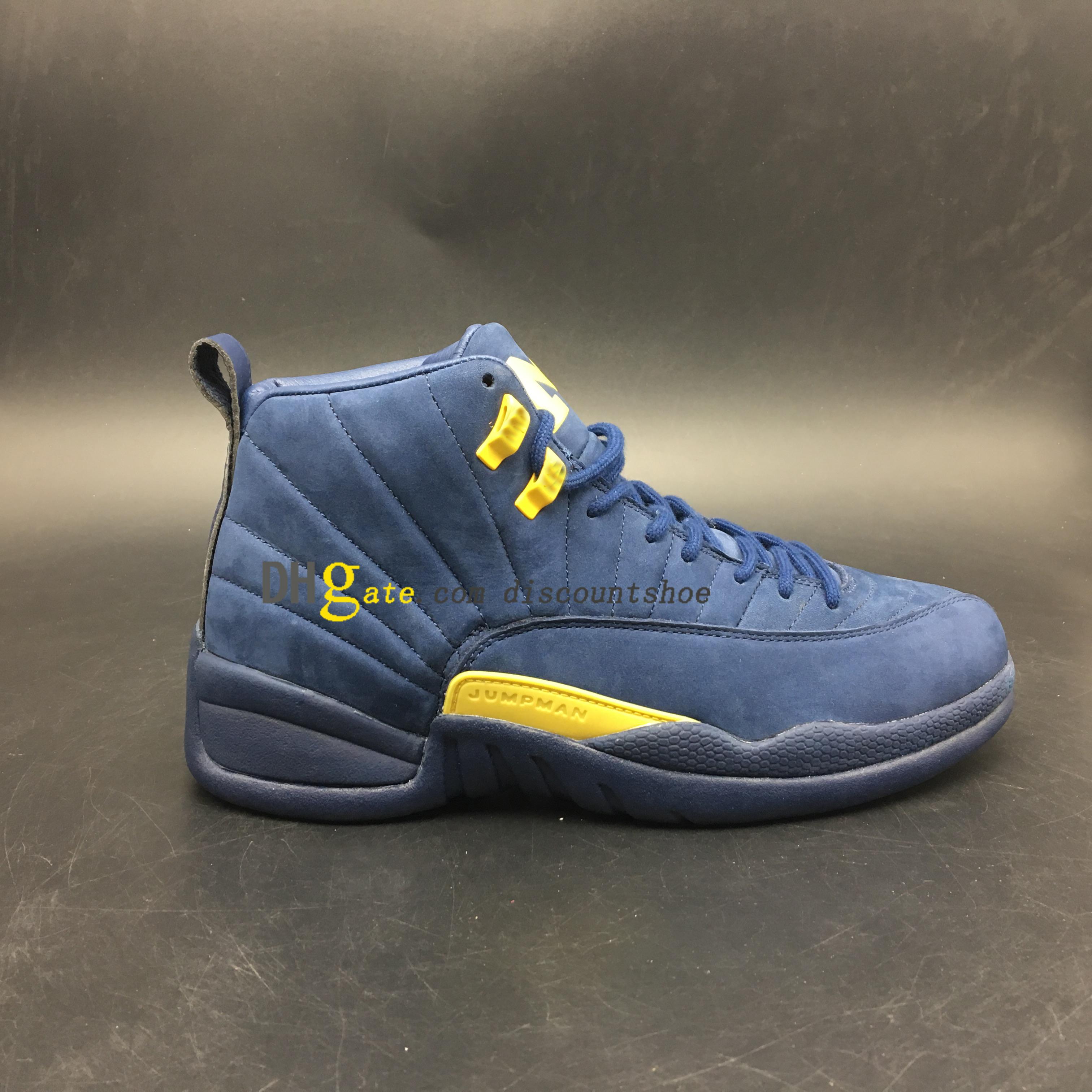 Jumpman 12 Michigan Retro Basketball shoes 12s Utility Dark Concord Flu Game Arctic Pink Reverse Indigo Playoff Royalty Twist University Gold Sneakers
Jumpman 12 Michigan Retro Basketball shoes 12s Utility Dark Concord Flu Game Arctic Pink Reverse Indigo Playoff Royalty Twist University Gold Sneakers