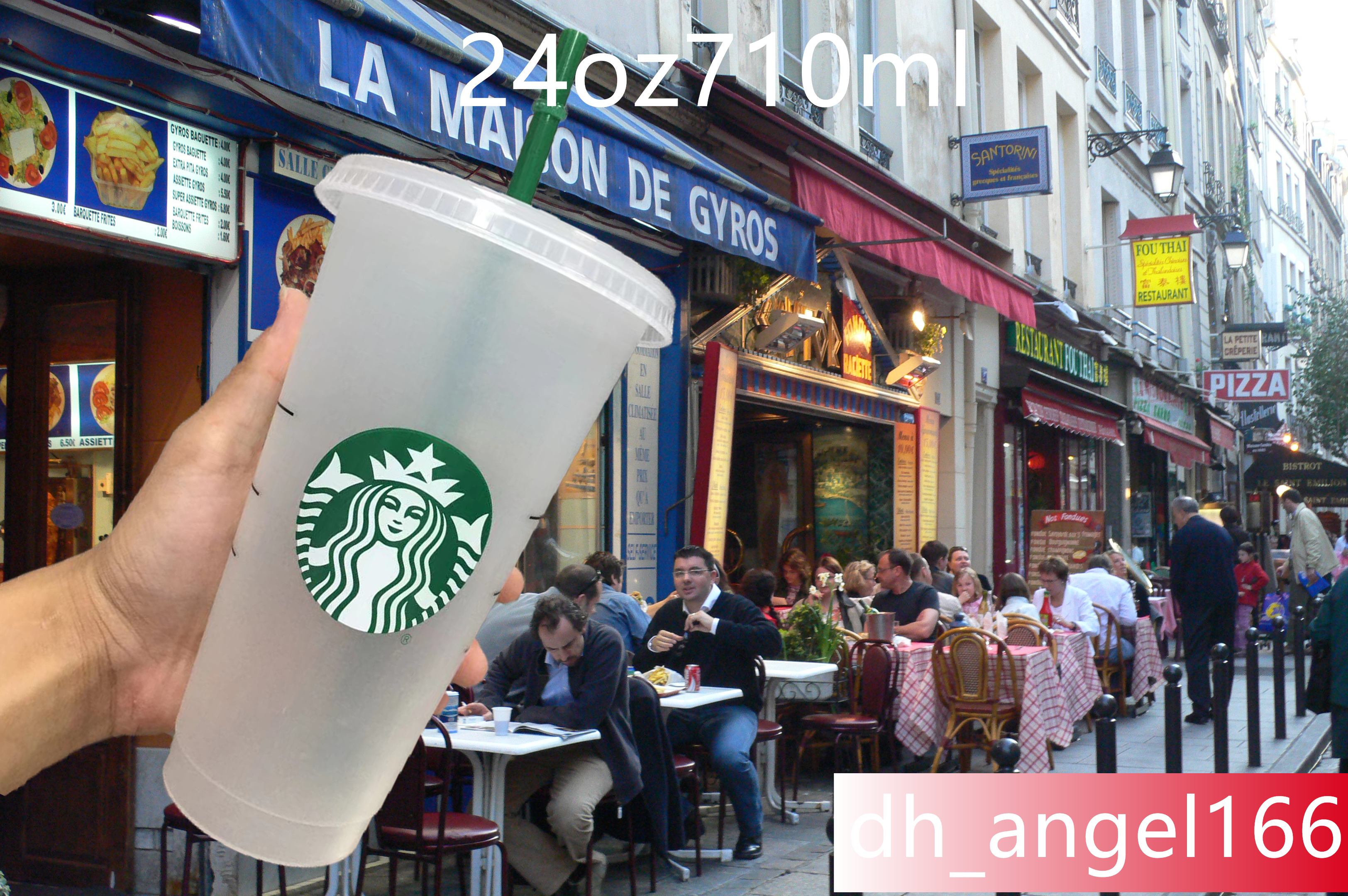 starbucks 710ml 24oz plastic tumbler reusable clear drinking flat bottom cup pillar shape lid straw mug kitchen dining bar drinkware tumblers milk teacup dhl, As shown
starbucks 710ml 24oz plastic tumbler reusable clear drinking flat bottom cup pillar shape lid straw mug kitchen dining bar drinkware tumblers milk teacup dhl, As shown