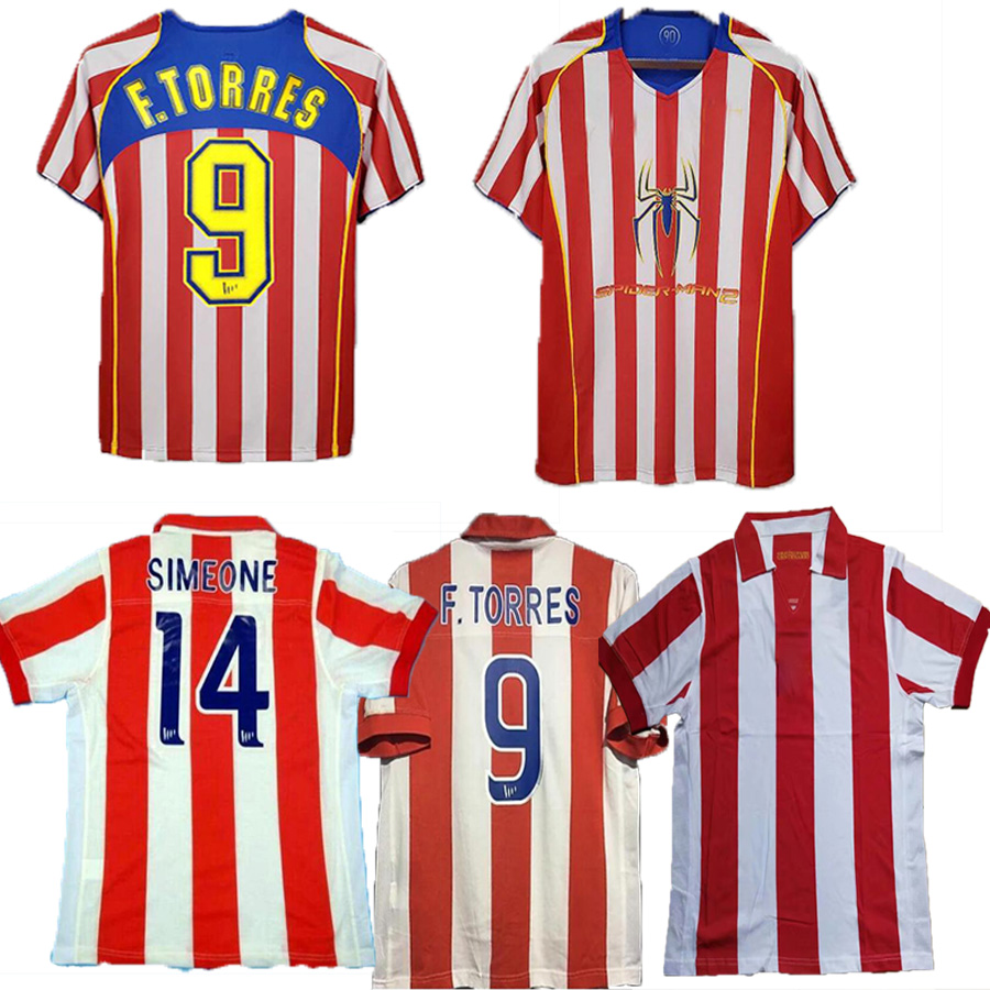 Retro 2004 2005 Atletico Madrid soccer jerseys #9 F.TORRES 04 05 Gabi HOME vintage classic football shirt men uniform size -2XL, White
Retro 2004 2005 Atletico Madrid soccer jerseys #9 F.TORRES 04 05 Gabi HOME vintage classic football shirt men uniform size -2XL, White